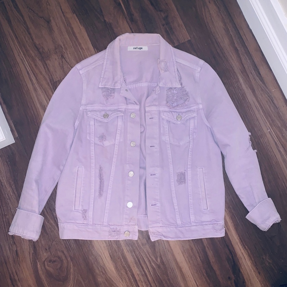 Lavender Jean Jacket